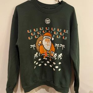 University of Miami Dyme Lyfe Turnover Chain Santa